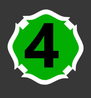 Green Station 4 - Front Crest